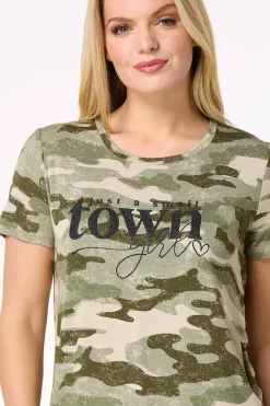 Small Town Girl Camo Tee