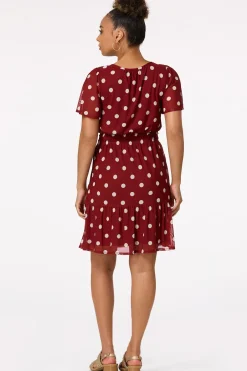 Smocked Polka Dot Dress