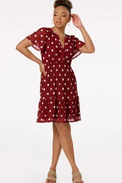 Smocked Polka Dot Dress