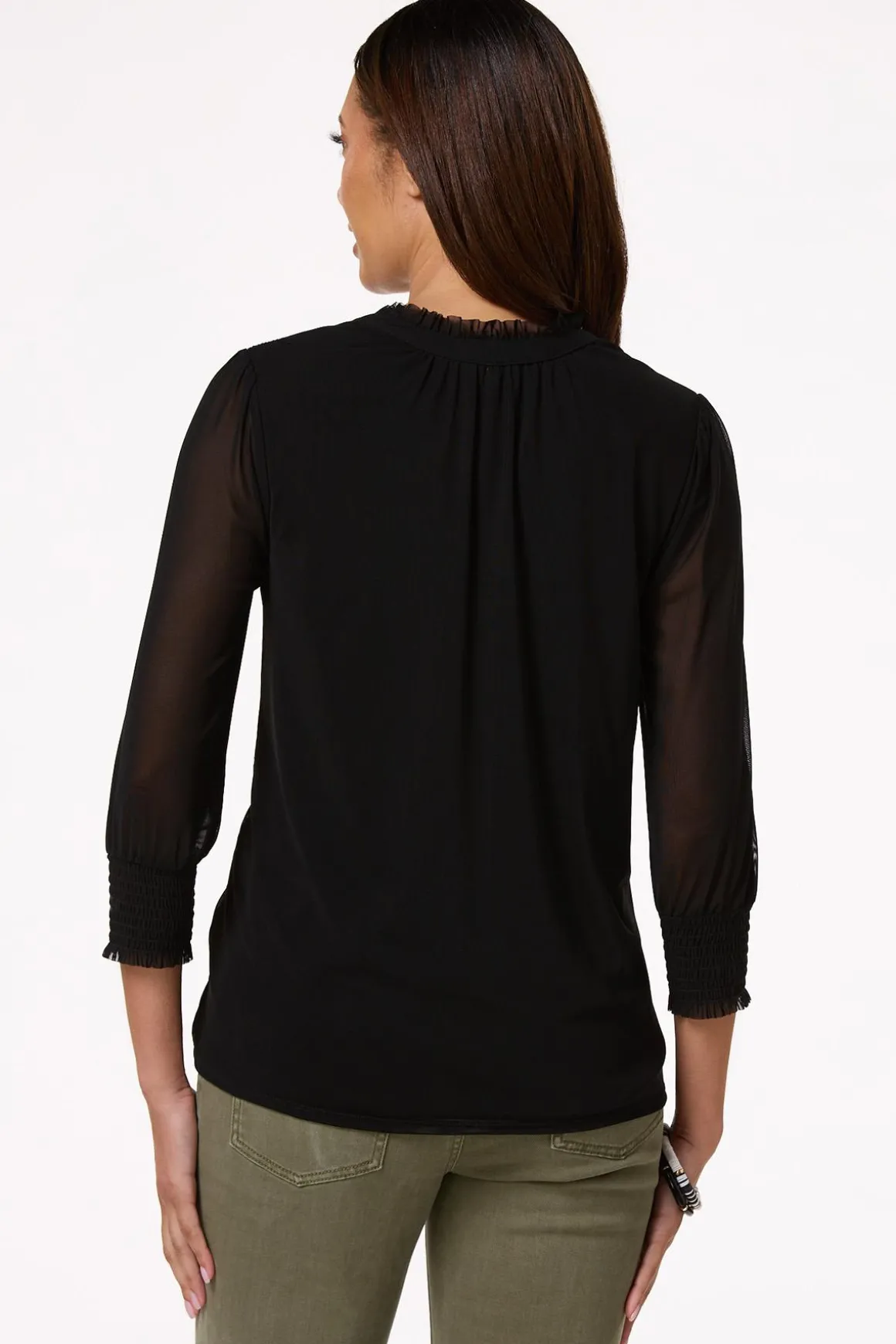 Smocked Shoulder Top