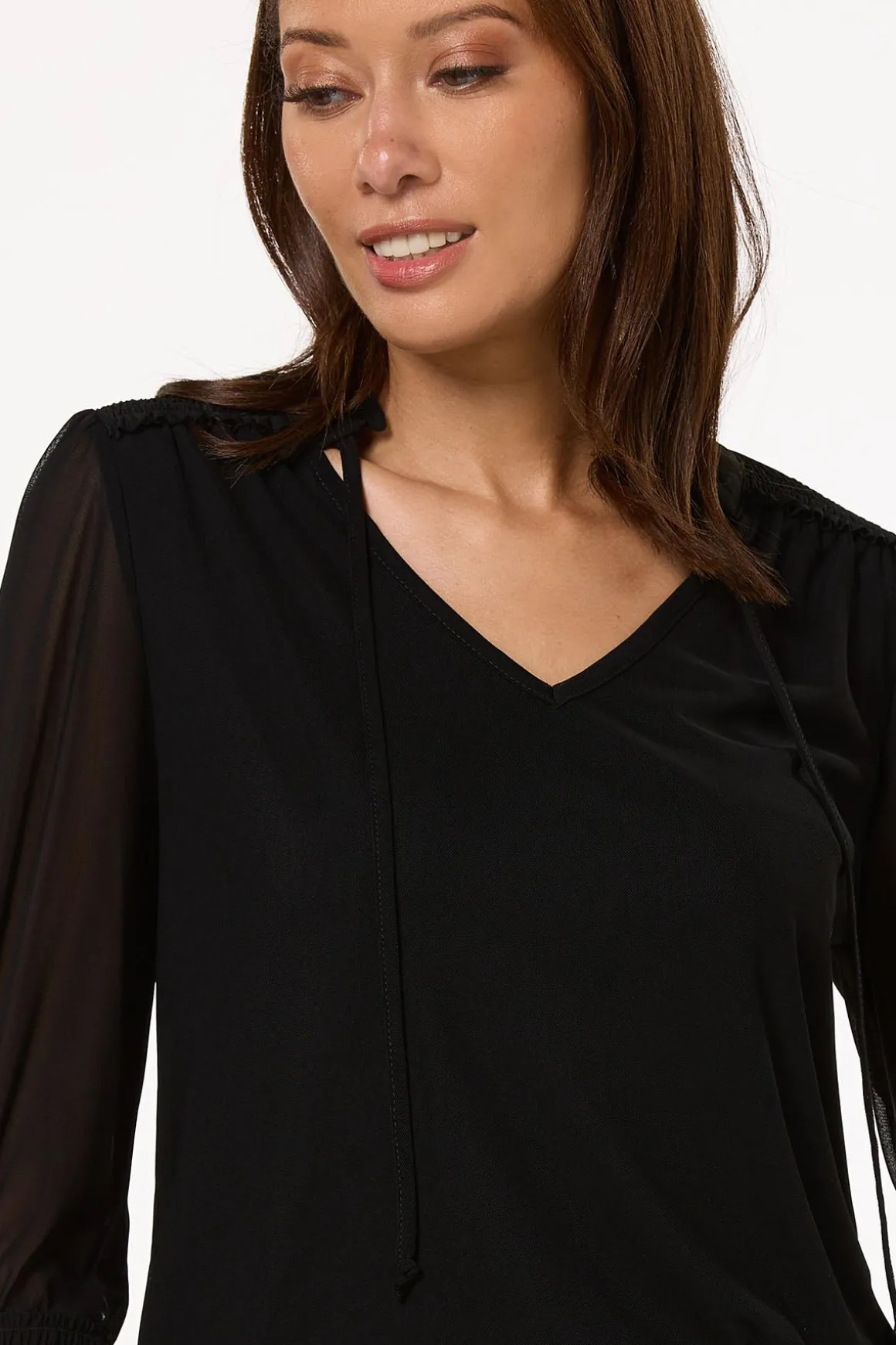 Smocked Shoulder Top
