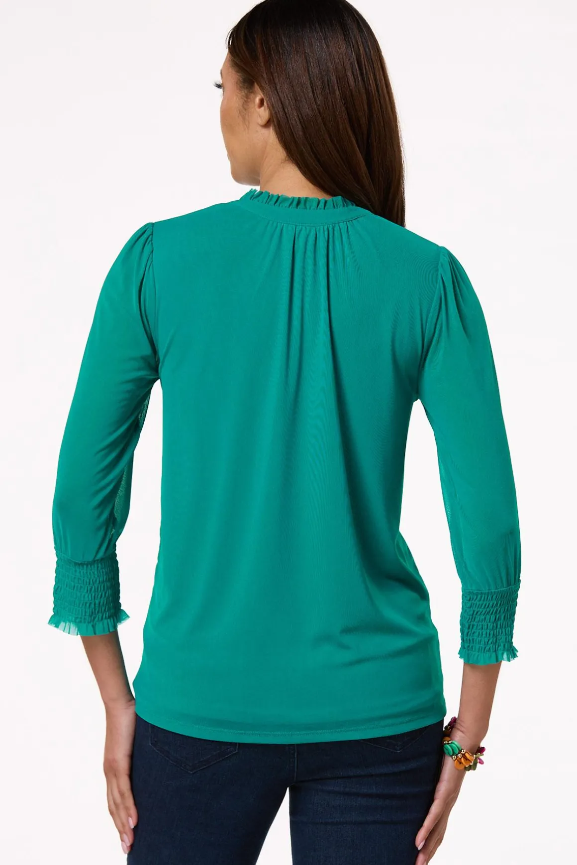 Smocked Shoulder Top
