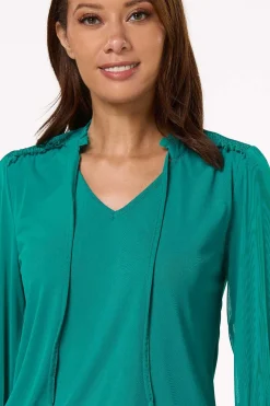 Smocked Shoulder Top