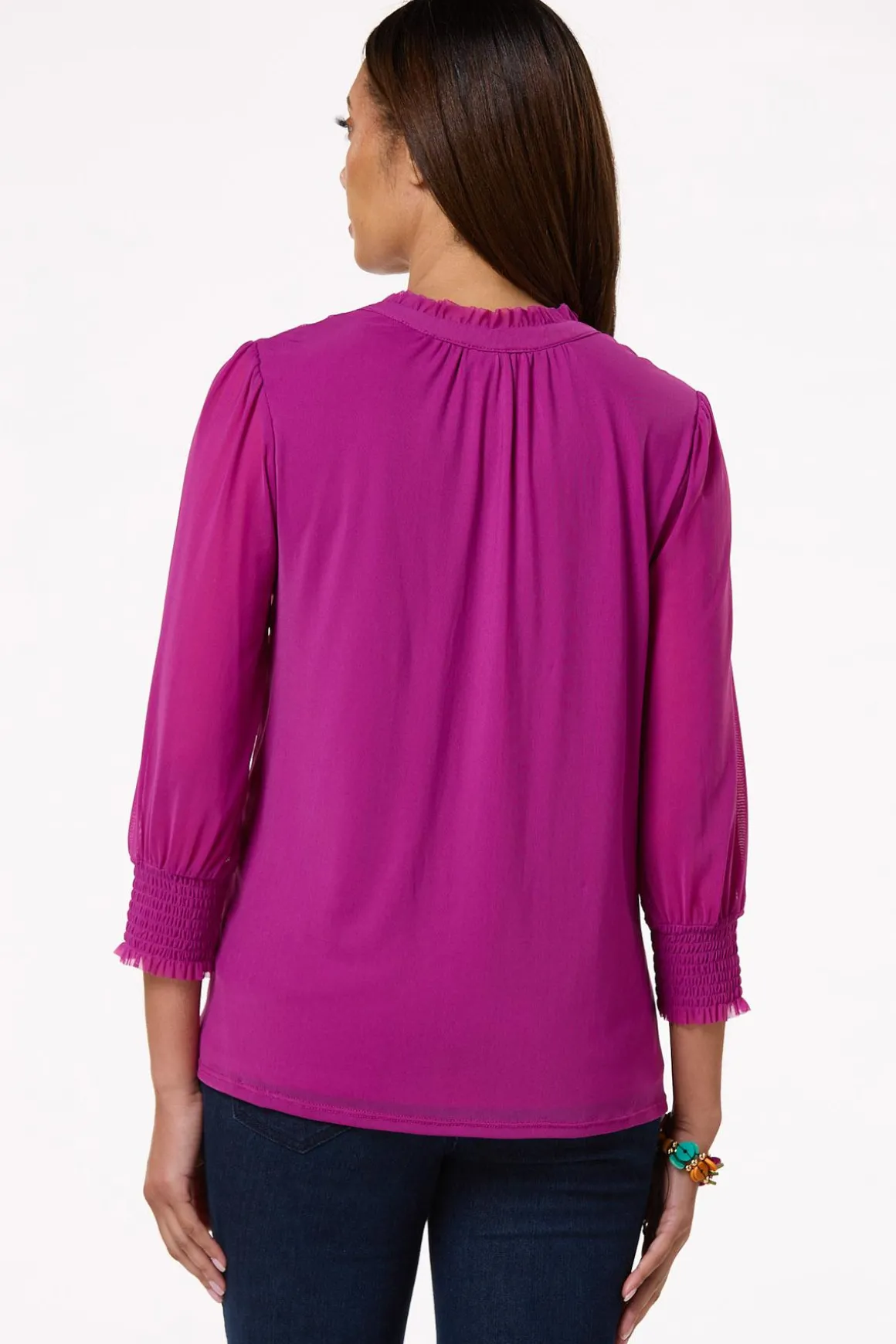 Smocked Shoulder Top