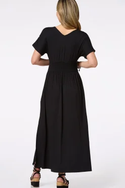 Smocked Waist Maxi Dress