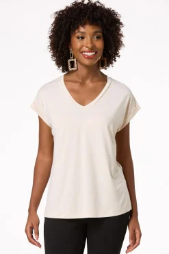 Soft Cuffed Sleeve Tee