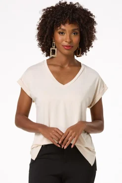 Soft Cuffed Sleeve Tee