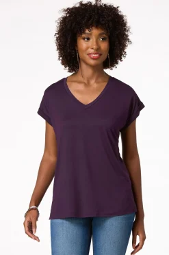 Soft Cuffed Sleeve Tee