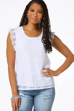 Solid Crochet Tank