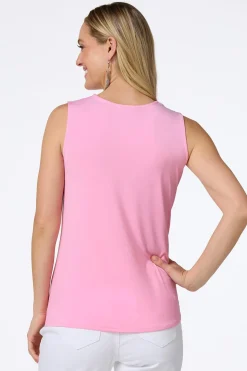 Solid Draped Front Tank