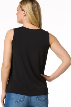 Solid Draped Front Tank