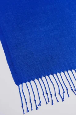 Solid Fringe Pashmina Scarf