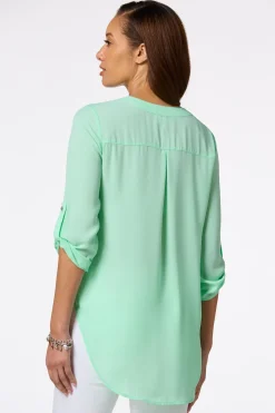 Solid High- Low Top
