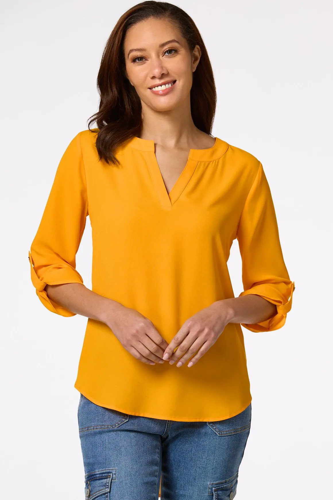Solid High- Low Top