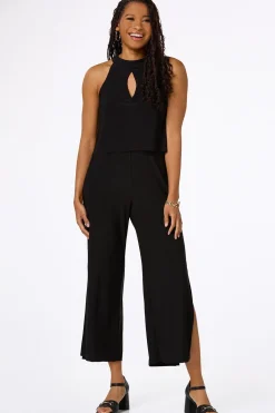 Solid Layered Panel Jumpsuit