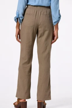 Solid Linen Beach Pants