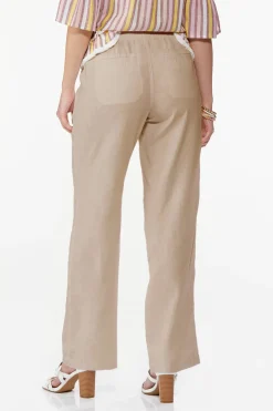 Solid Linen Beach Pants