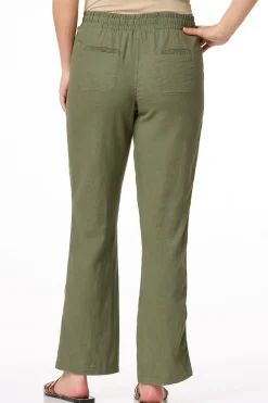 Solid Linen Beach Pants