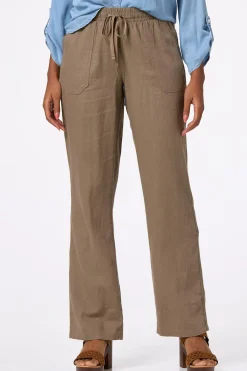 Solid Linen Beach Pants