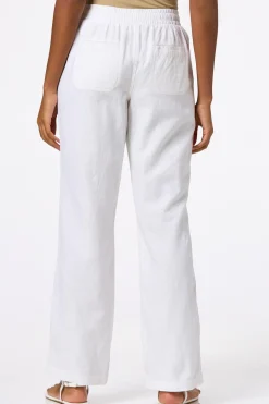Solid Linen Beach Pants