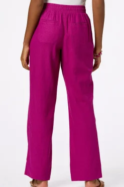 Solid Linen Beach Pants