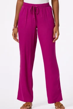 Solid Linen Beach Pants