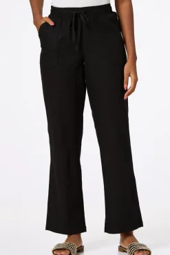 Solid Linen Beach Pants