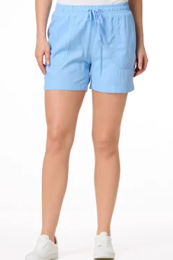 Solid Linen Beach Shorts