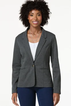 Solid Ponte Blazer