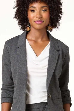 Solid Ponte Blazer