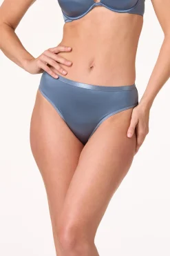 Solid Shiny Panty Set
