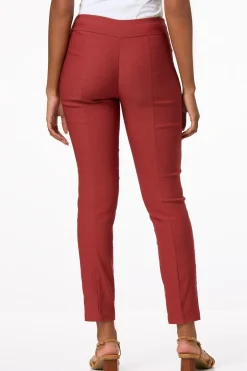 Solid Slim Pull- On Pants