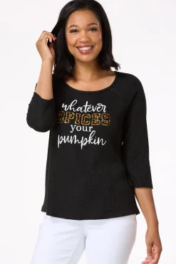 Spices Your Pumpkin Waffle Top