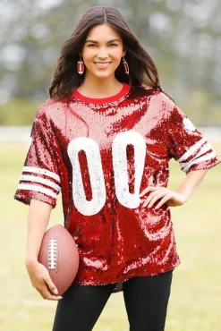 Sporty Sequin Top