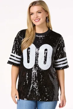 Sporty Sequin Top