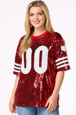 Sporty Sequin Top