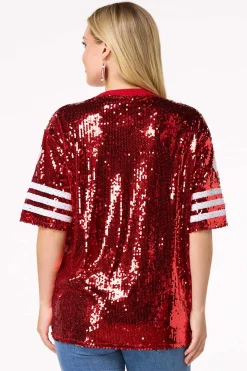 Sporty Sequin Top