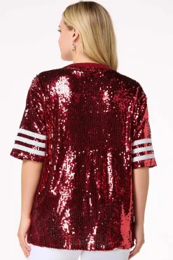 Sporty Sequin Top
