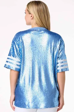 Sporty Sequin Top