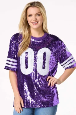 Sporty Sequin Top