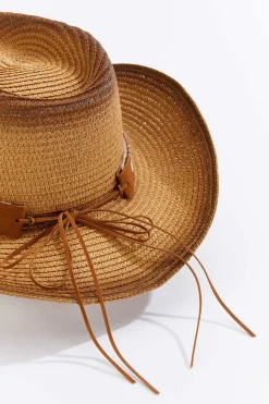 Star Band Burnished Western Hat