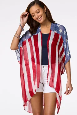 Stars And Stripes Kimono