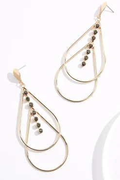 Statement Layered Tear Earrings