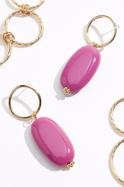 Statement Resin Layered Necklace Set