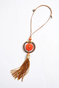 Statement Tassel Cord Necklace