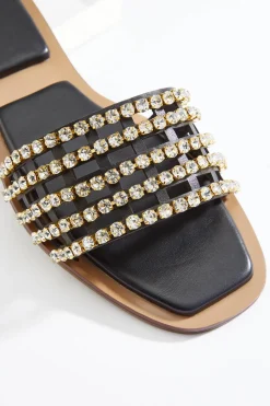 Stone Cage Slide Sandals