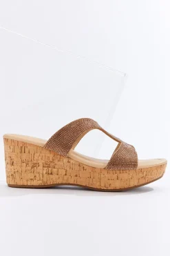 Stone Twist Cork Wedges