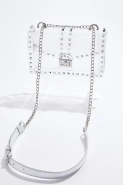 Stud Lucite Crossbody
