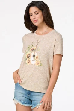 Sunflower Guitar Tee