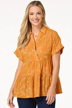 Sunny Floral Babydoll Top